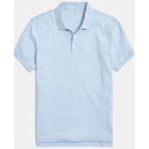 J. Crew Mens Polo Shirt Small Blue Short Sleeve Soft Classic Collared‎ Top NWT